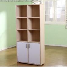 2 Door Bookshelf with Melamine Finish