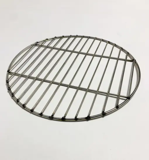 100% Stainless Steel Round Wire Charcoal Barbecue Pits, Grill Grid, Indoor BBQ Carbon Baking Net, and Pan Grate Mesh
