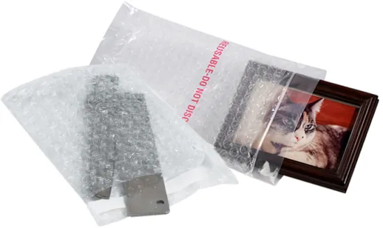 Clear Reclosable Zipper Locking Bubble Bags