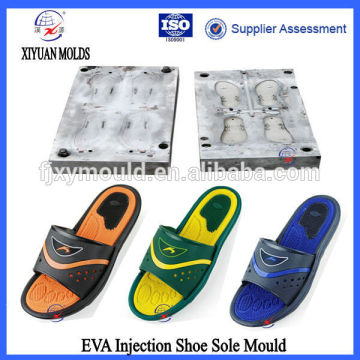 Custom Aluminum Injection Double Colour Mould For EVA Slippers