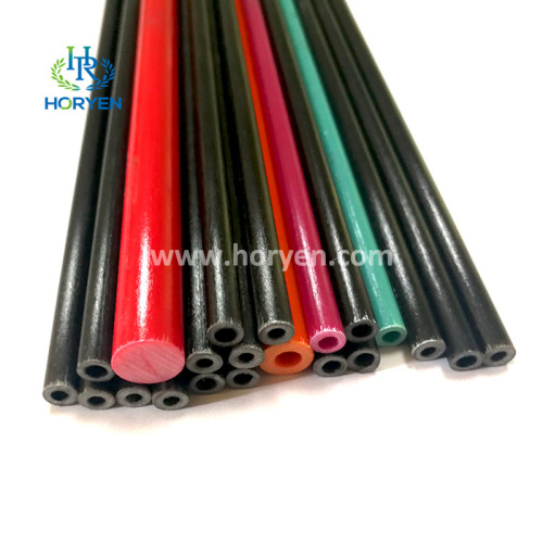China Solid Flexible White Black Pultruded Solid Fiberglass Rod Manufactory