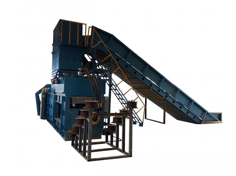 Fullautomatic cardboard baler machine China Manufacturer