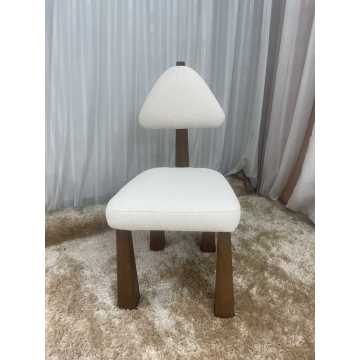 minimalist design chair with wooden legs for restaurant