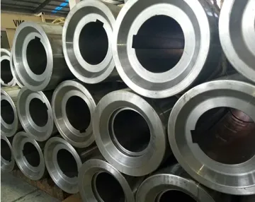 Cast bush and sleeve for sink rolls