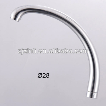 28MM Diameter Kitchen Faucet Pipe, Brass / S.S Material Faucet Spout, J Shape