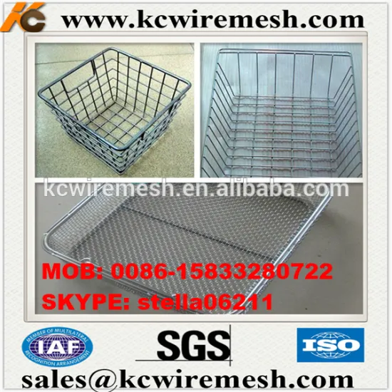 Cheap!!!!! KangChen Easy cleaning KFC used drumstick baskets stainless steel mesh chips baskets table craft deep fry basket