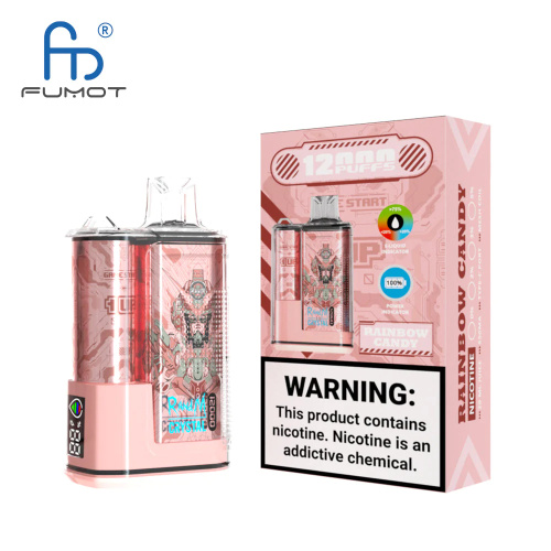 Rechargeable RandM Fumot Crystal Vape Pen 12000 Puffs