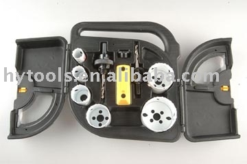 9 Piece Electrician's hole saw set