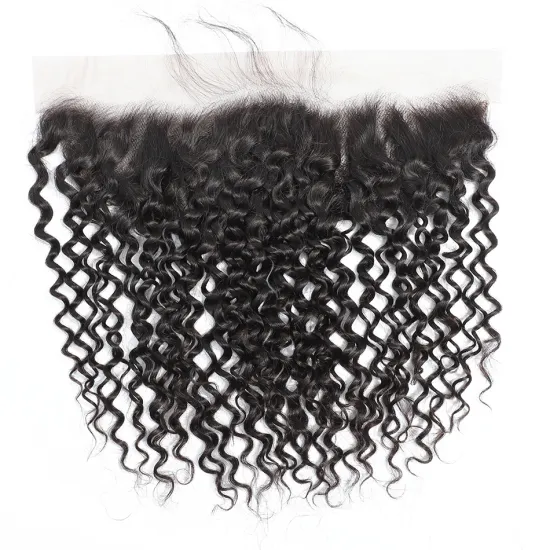 Free Parting 130% Density Unprocessed Virgin Human Hair Lace Closure With Baby Hair