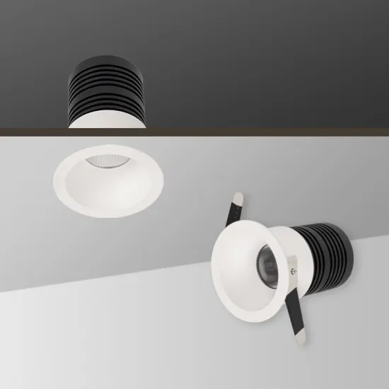 Aluminum 2w Mini Cabinet Light Led Recessed Downlight