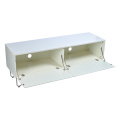 Modern White TV Cabinet with Storage