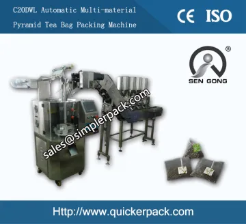 Automatic Multi-materials Pyramid Tea Bag Packing Machine