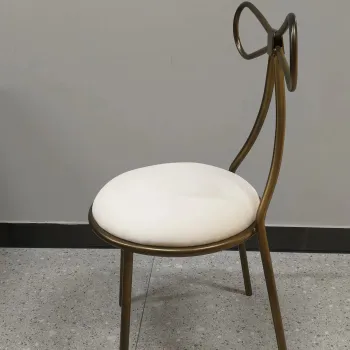 ST-8905 Custom Luxury Modern Design Stainless Steel Legs Chair
