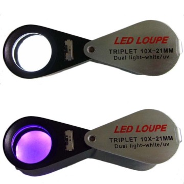 Pocket LED Folding Jewel Loupe