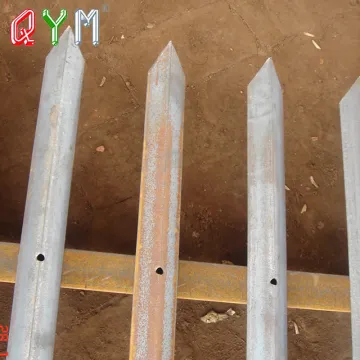 Steel Palisade Fencing Zinc Metal Security Palisade Fence