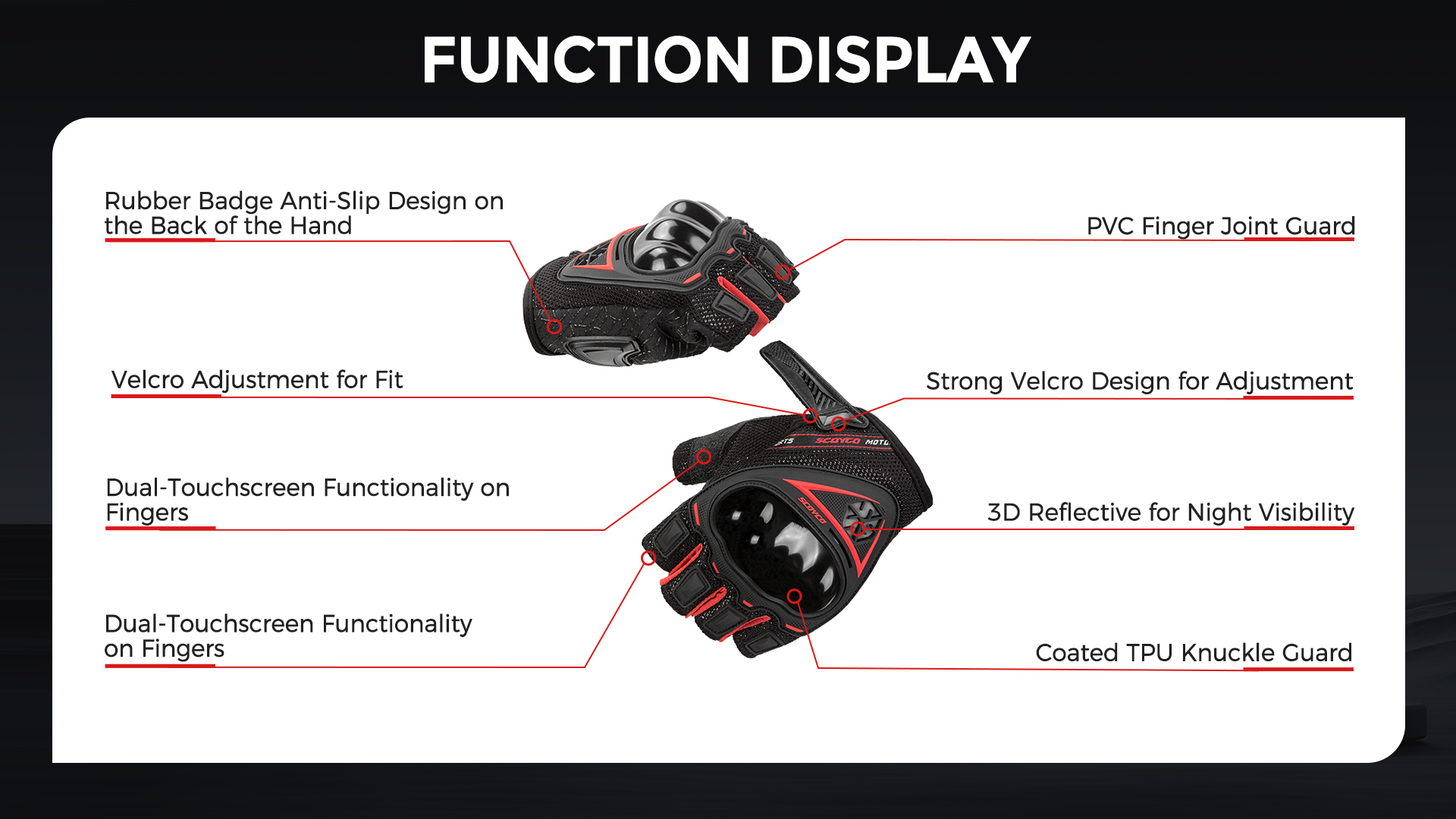 half finger gloves motorcycle