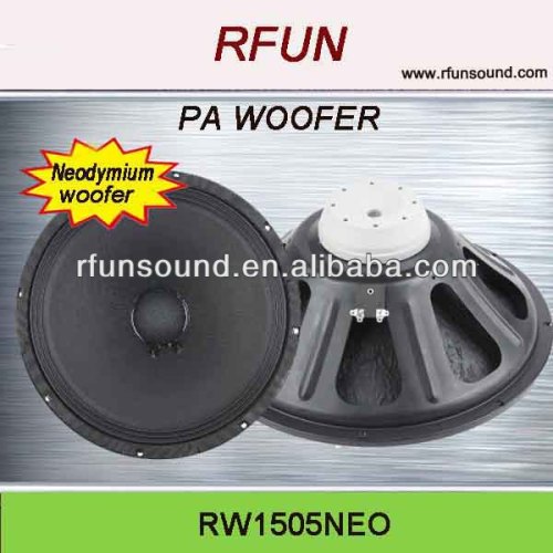 8 -15 inch professional neo woofer