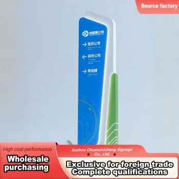 Long-Range Visible Outdoor Garden Wayfinding Sign
