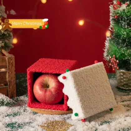 Christmas Eve Felt Apple Candy Gift Box