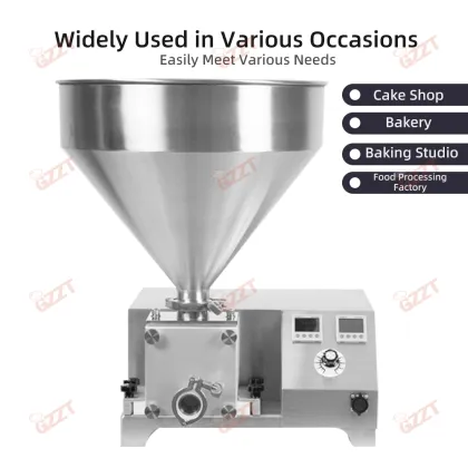 Whipped Cream Filling Machine for Cakes and Pastries