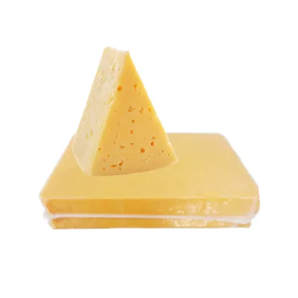 Tipack bag of sharp cheddar shredded cheese serving