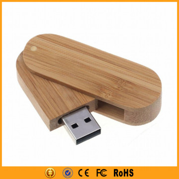 Swivel wooden 1-64gb usb pen drive wholesale
