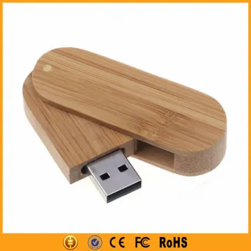 Swivel wooden 1-64gb usb pen drive wholesale