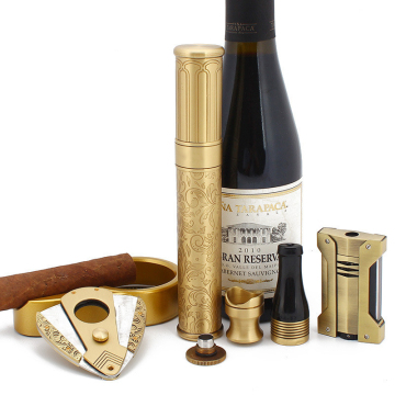 Professional Office Cigar Accessories Set with Lighter and Ashtray