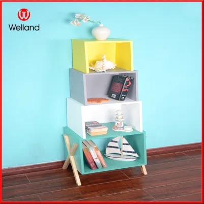 Wood flooring color bookcase
