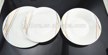 8 inch porcelain white ceramic side plate in stock
