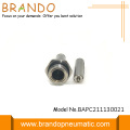 Vástago de válvula solenoide de acero inoxidable blanco plateado 304