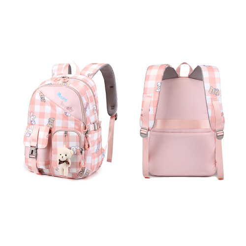 Rabbit Cartoon Printing School Backpack Girls