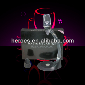 wine aerator with holder with LED light Magic decanter
