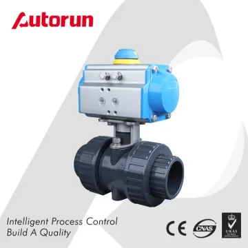 Plastic PVC Pneumatic Ball Valve