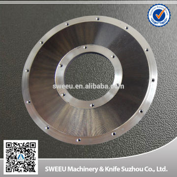 China plastic pulverizing/disc blades and knives