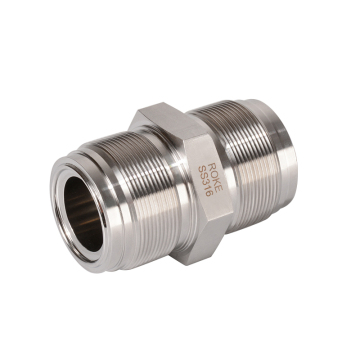 Stainless Steel VCR Male Thread Hex Nipple Pipe Fitting