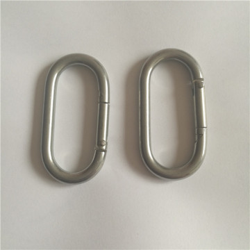 Carabiners de carabine à crochet en acier inoxydable ovale