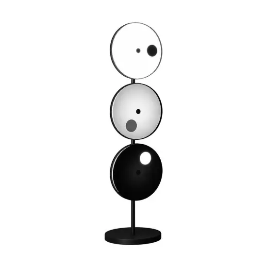 INSHINE black and white round shape Floor Lamp