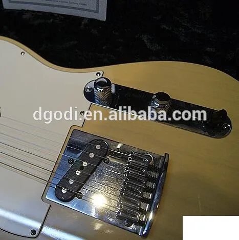 electric guitar parts of telecaster and aluminum knob