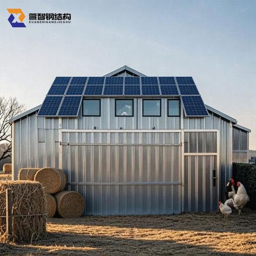 Сталеві сараї для догляду за тваринами