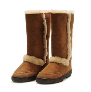 ZS 5325-B(Chestnut)sheepskin boot