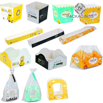 Toast Bread Packaging Box Packaging Bag