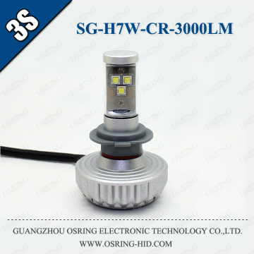 OSRING 3S XML2 25w 3000LM 3s led headlight h7 all in one led headlights bulb