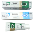 Pasta de dientes de cuidado oral de Ringo Herbal para cuidados dentales naturales