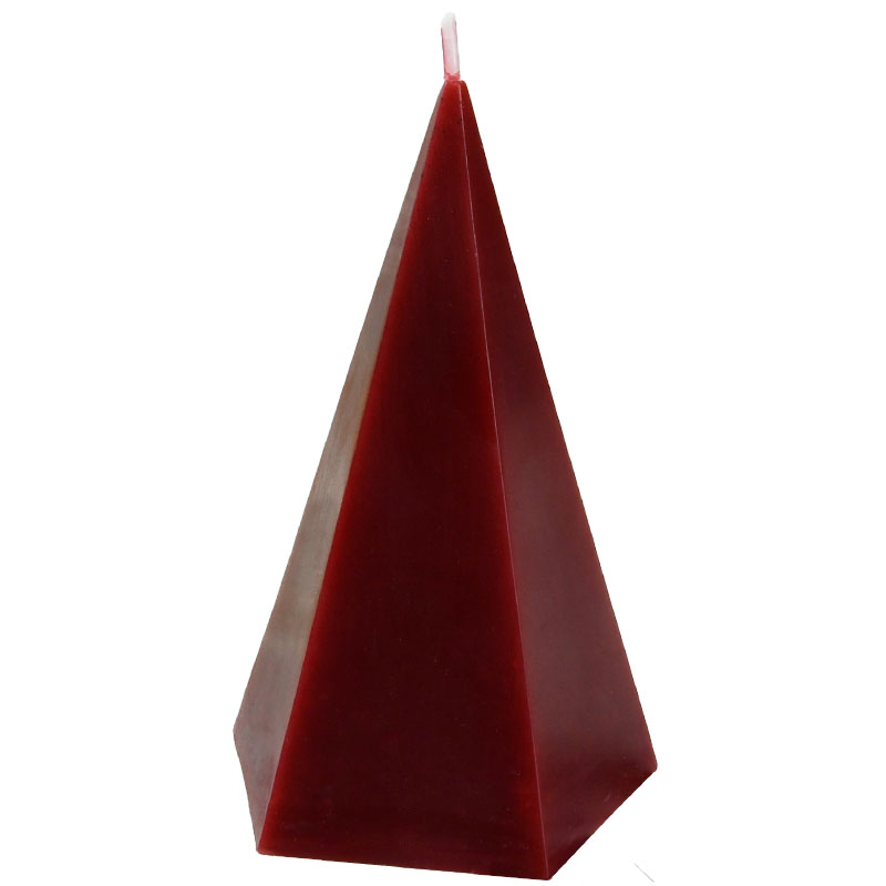 Vela de pirâmide pentagonal perfumada para o conjunto de presentes