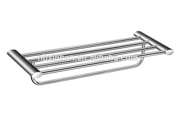 Durability metal construction towel shelf,bathroom accessories,wall fitting brass towel rack