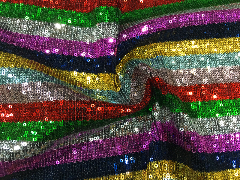 3mm Sequin Embroidery Fabric