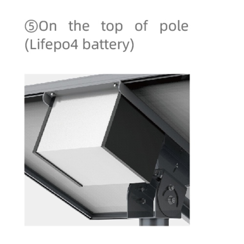 Lithium Battery Solar Street Lamps