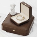 PU Leder Elegantes Design Premium -Qualität Schmuckschachtel