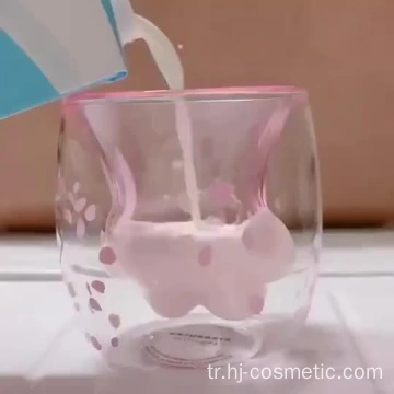 Cin De Kedi Kahve Kupa Kedi Pence Kupasi Cift Cam Kedi Pence Kupasi Ureticiler Ve Tedarikciler